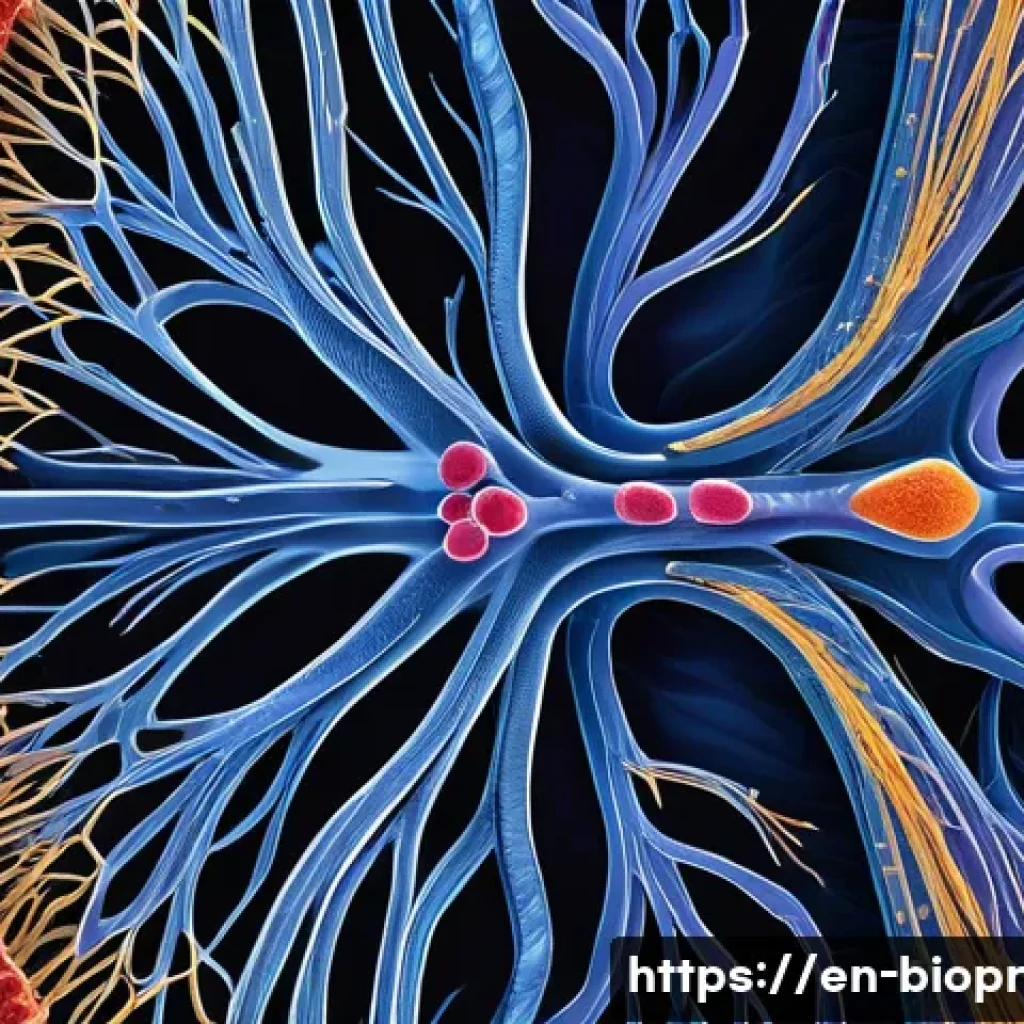바이오프린팅의 혁신적 디자인 접근법 - A highly detailed scientific illustration of a bioprinted tissue cross-section showing layered archi...