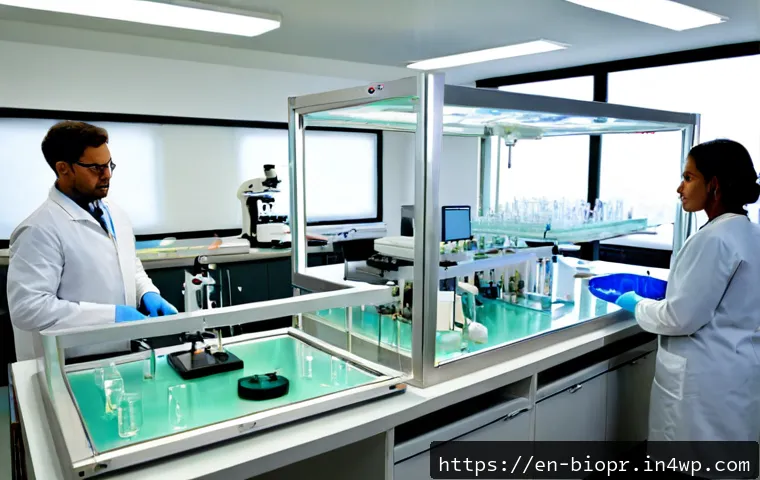 바이오프린팅의 다학제적 연구 필요성 - Photorealistic biomedical research laboratory, a diverse interdisciplinary team of a tissue engineer...